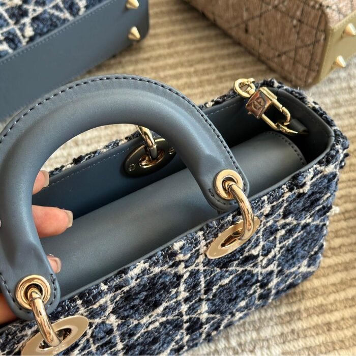 Dior Lady DJOY Toffee Bag Shoulder Crossbody Tote Bag - Image 10