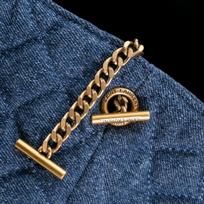 ⁦Saint Laurent YSL Icar Maxi Shopping Bag In Quilted  Shoulder Bag Handbag⁩ - الصورة ⁦7⁩