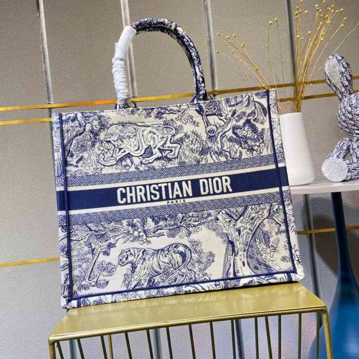 ⁦Dior Medium Book Tote Bag Handbag⁩ - الصورة ⁦6⁩