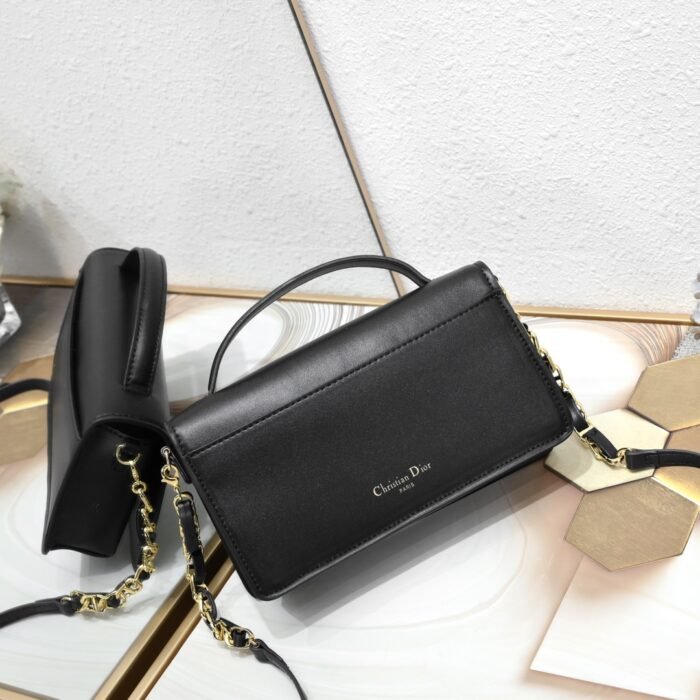 ⁦Dior CD Signature Mini Chain Handbag Shoulder Bag Handbag⁩ - الصورة ⁦3⁩