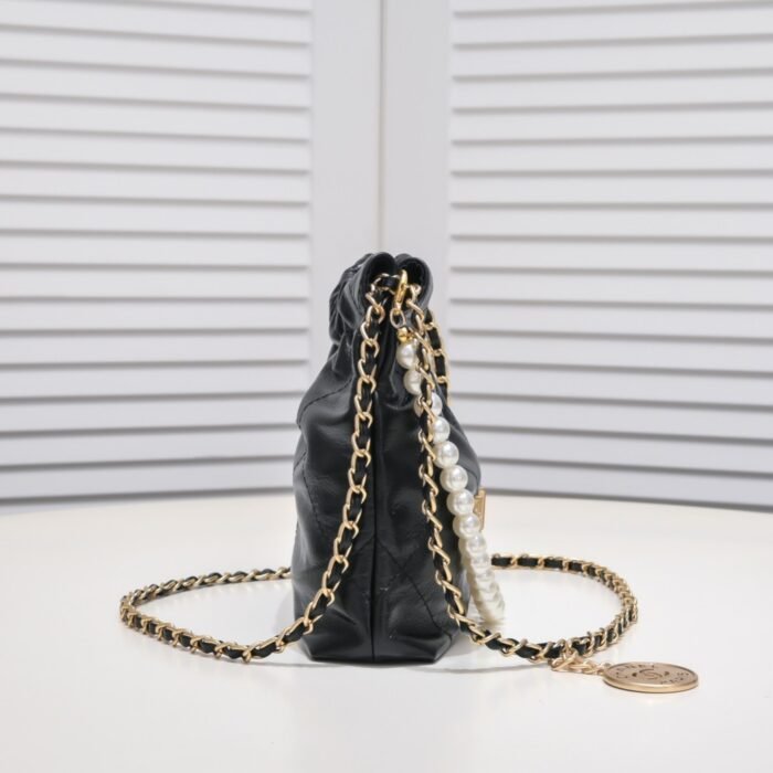 Chanel 22S Trash Bag Mini Pearl Bag Shoulder Bag Handbag - Image 2