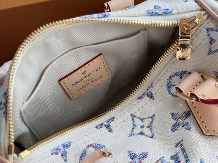 Louis Vuitton LV  Speedy 20 Danim Shoulder Bag Handbag - Image 9