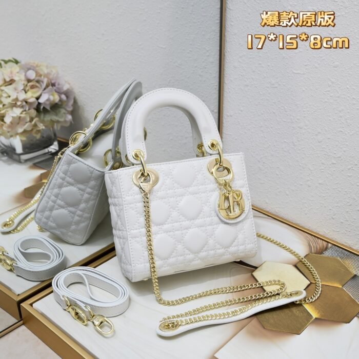 Dior Mini Lady Bag-Lambskin shoulder bag - Image 1