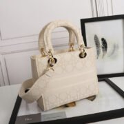Dior Medium LADY Bag Cannage Embroidery - Image 7