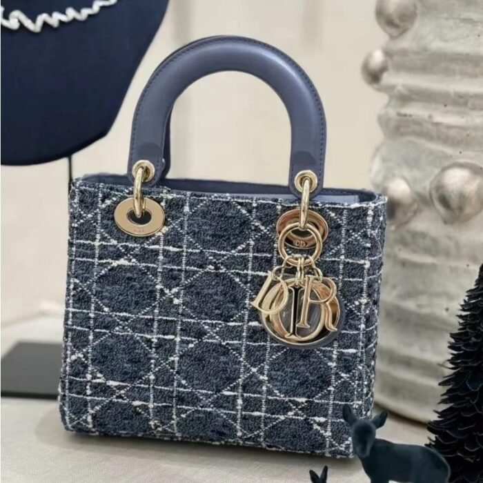 Dior Lady DJOY Toffee Bag Shoulder Crossbody Tote Bag - Image 8