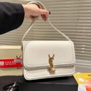 ⁦Saint Laurent YSL SOFLERINO Box Glossy Shoulder Bag⁩ - الصورة ⁦6⁩
