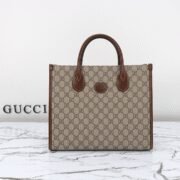 ⁦Gucci Canvas Tote Bag Handbag Totes Shoulder Bag⁩ - الصورة ⁦2⁩