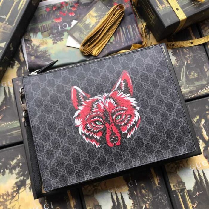 ⁦Gucci Men's Handbag Bag Clutch Toiletry Bag⁩ - الصورة ⁦3⁩