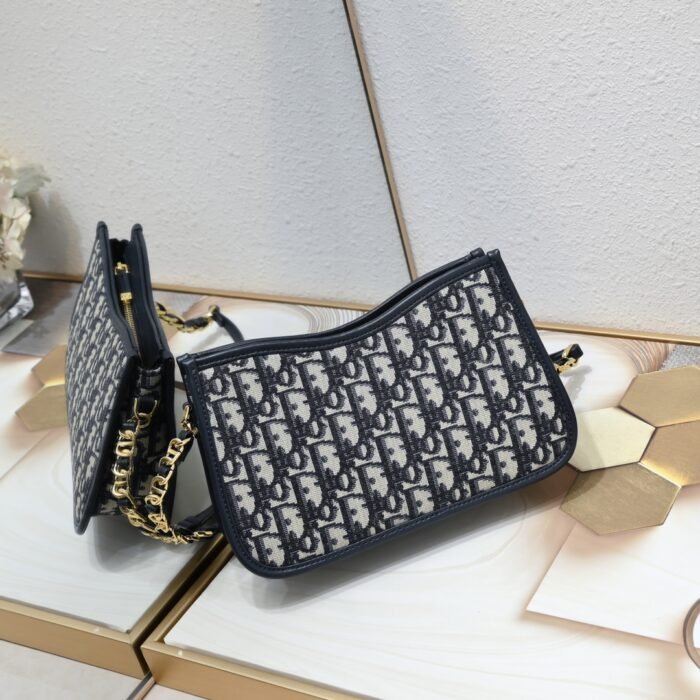 Dior Signature Hobo Shoulder Bag Handbag - Image 3
