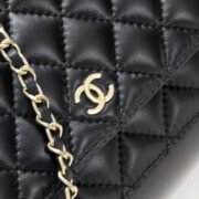 ⁦Chanel Woc Classic Lambskin Gold Hardware Shoulder Bag Handbag⁩ - الصورة ⁦6⁩