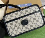 Gucci Classic Canvas Box Bag Handbag Shoulder Bag - Image 4