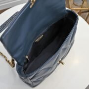 ⁦Chanel Lambskin Quilted Medium19 Flap Shoulder Bag Handbag⁩ - الصورة ⁦8⁩