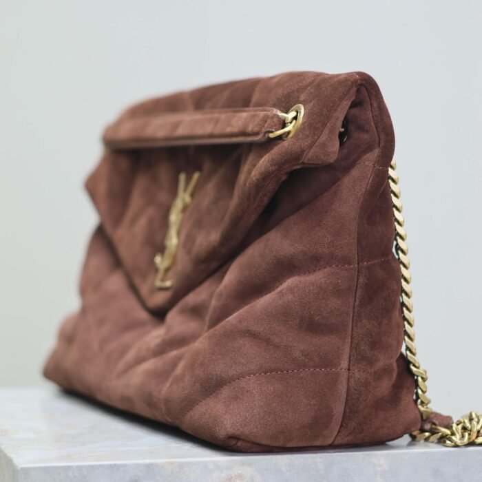 Saint Laurent YSL Small Puffer Shoulder Bag 35cm 10A quality 577475-1 - Image 10