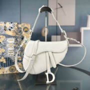 Dior Saddle Bag Matte Leather Shoulder Bag  (Replica) - Image 8