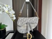 Dior Embroidery Saddle Bag Shoulder Bag Handbag Mirror Quality Version 10A - Image 11