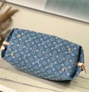 ⁦Louis Vuitton LV CARRYALL Denim Shoulder Bag Tote Bag M46855 Top quality⁩ - الصورة ⁦5⁩