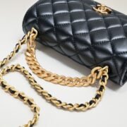 ⁦Chanel Soft Sheepskin Chain  Shoulder Bag Handbag⁩ - الصورة ⁦6⁩