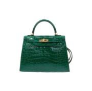 Hermes Kelly Gold Buckle Bag-Crocodile Handbag Shoulder Bag
