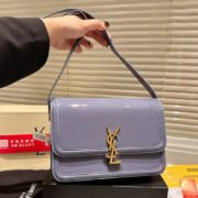 ⁦Saint Laurent YSL SOFLERINO Box Glossy Shoulder Bag⁩ - الصورة ⁦11⁩