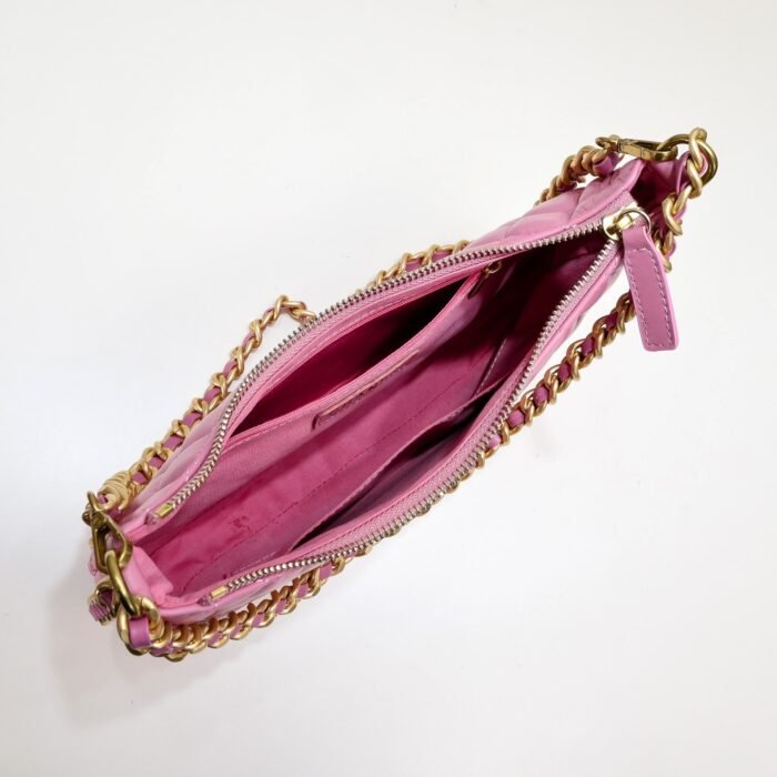 ⁦Chanel 23B Hobo Shoulder Bag Handbag⁩ - الصورة ⁦8⁩