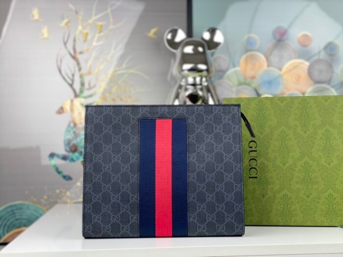 ⁦Gucci Men's Handbag Bag Clutch Toiletry Bag⁩ - الصورة ⁦14⁩
