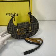 Fendi Cookie Mini Croissant Crescent Handbag Shoulder Bag - Image 7