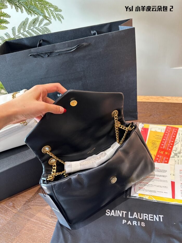 YSL Saint Laurent Calypso Shoulder Bag Crossbody Bag - Image 8