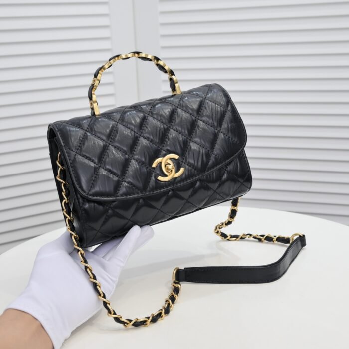 ⁦Chanel Handle Double C  Shoulder Bag Handbag⁩ - الصورة ⁦5⁩