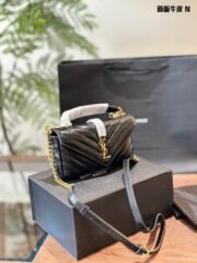YSL Saint Laurent Mini Envelope Shoulder Bag Handbag - Image 9