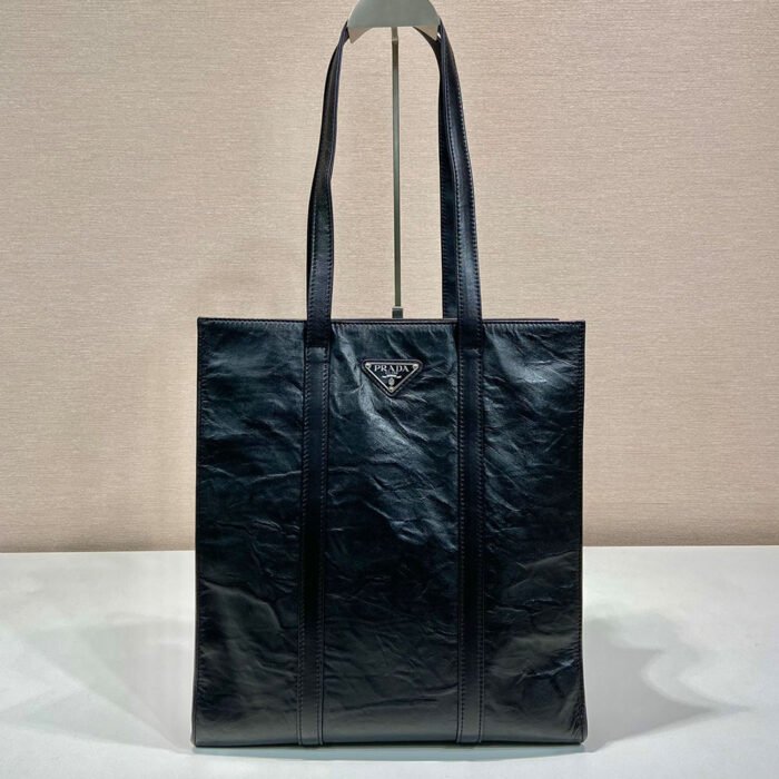 Prada Small Antique Nappa Leather Tote Bag Handbag - Image 2