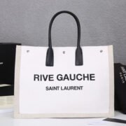 SAINT LAURENT Rive Gauche Tote Bag Handbag - Image 5