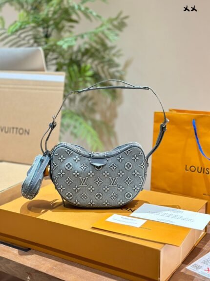 Louis Vuitton Denim Shoulder Bag Shoulder Bag Handbag