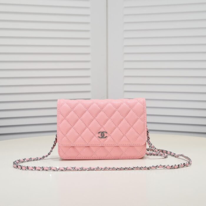 Chanel Woc Caviar Classic Silver Hardware Shoulder Bag Handbag - Image 1