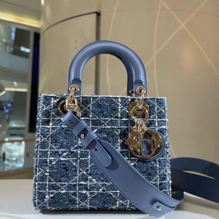 Dior Lady DJOY Toffee Bag Shoulder Crossbody Tote Bag - Image 6