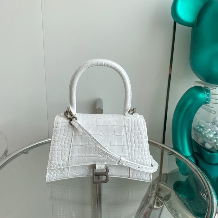 ⁦Balenciaga Hourglass Mini&Small Top Handle Bag⁩ - الصورة ⁦7⁩