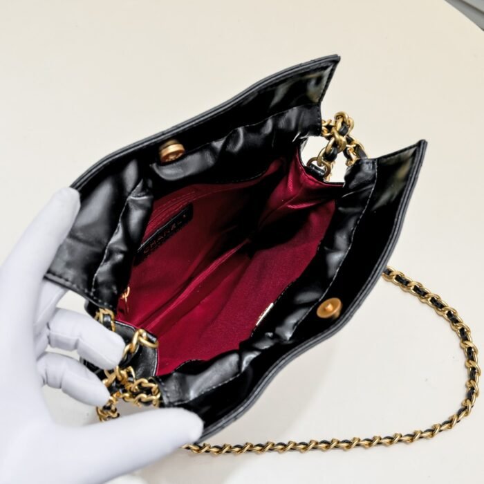 Chanel Drawstring Trash Bag Shoulder Bag Handbag - Image 8