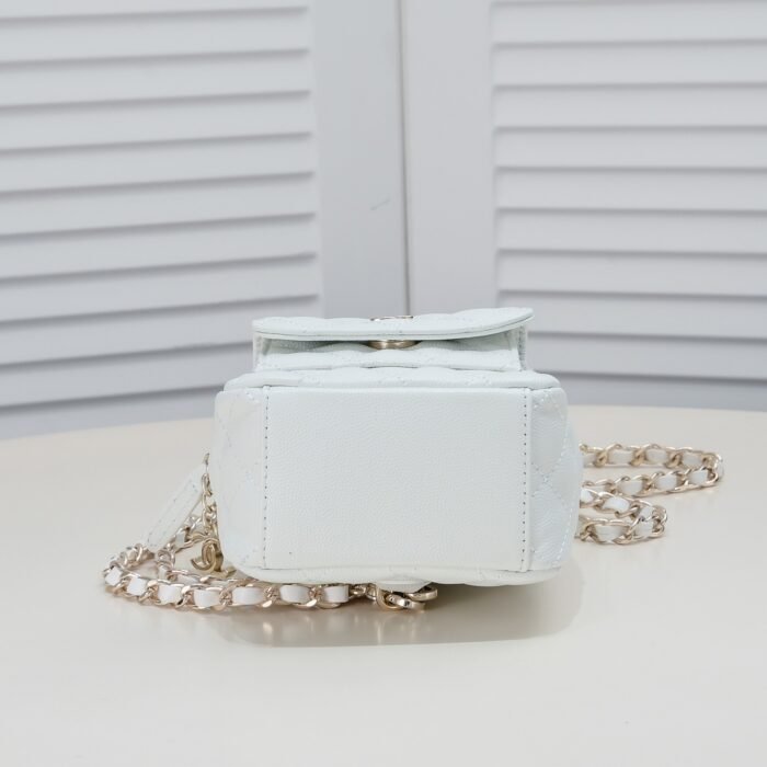 ⁦Chanel 24C Mini Small School Bag Backpack Bag Handbag⁩ - الصورة ⁦4⁩