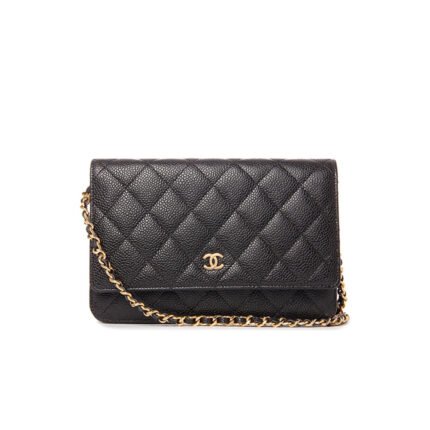 Chanel  WOC Quilted Caviar Shoulder Bag