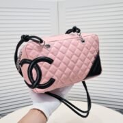 Chanel Ligne Cambon Bowling Bag Large Shoulder Bag Handbag - Image 5