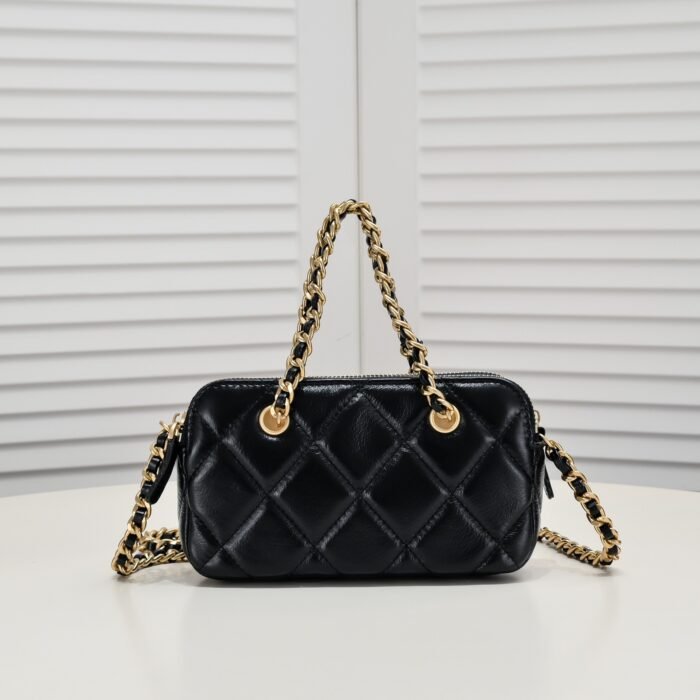 Chanel 23K Gold Coin Chain Bag Shoulder Bag Handbag - Image 3