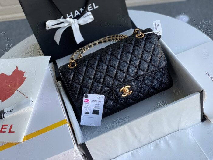 Chanel Caviar CF Medium 25CM Shoulder Bag 10A Quality - Image 1