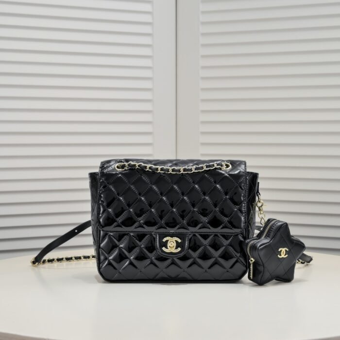 Chanel 24C Pentagram Backpack Shoulder Bag Handbag - Image 1