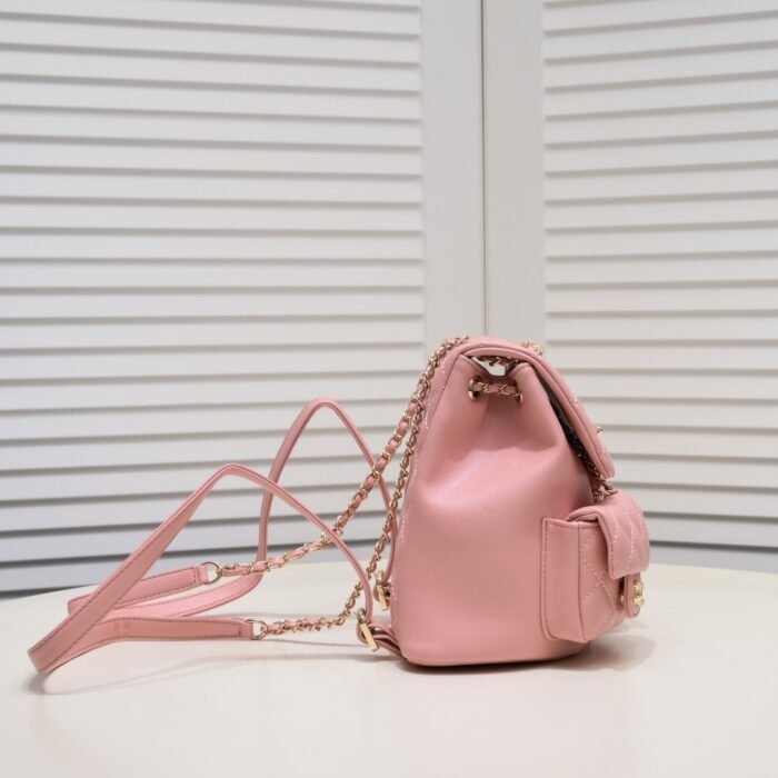 ⁦Chanel 23k Small backpack Backpack Bag Handbag⁩ - الصورة ⁦2⁩