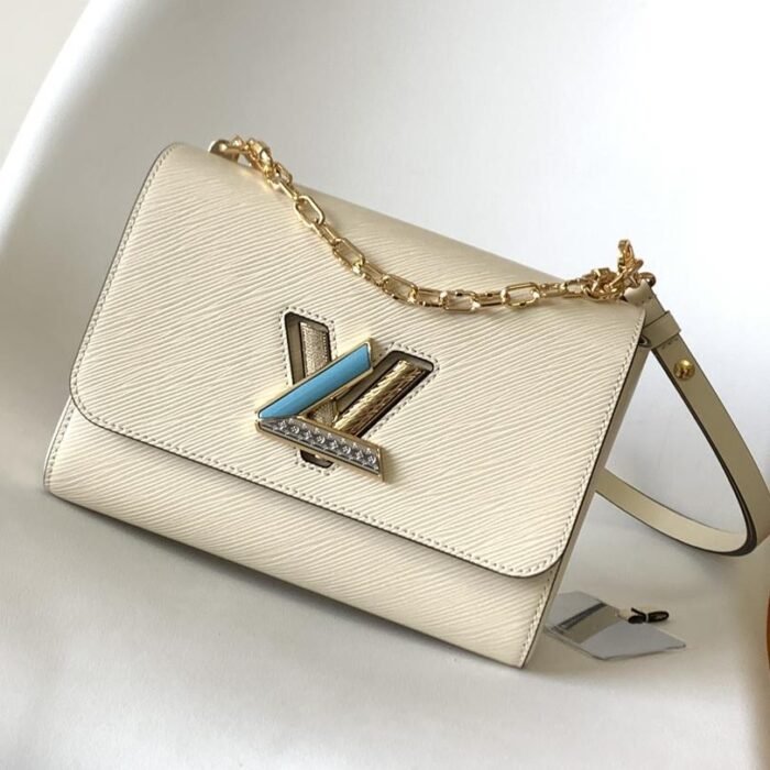 ⁦Louis Vuitton LV Twist Epi Leather Bag M21031 M21032 10A Mirror Top Quality Version⁩ - الصورة ⁦3⁩