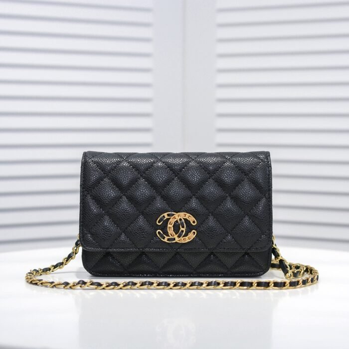 ⁦Chanel Woc Chain with Ball Pattern Shoulder Bag Handbag⁩ - الصورة ⁦1⁩