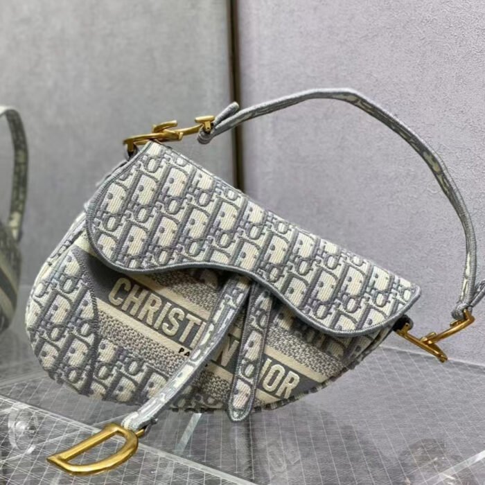 Dior Saddle Bag With Strap(Replica) - Image 12
