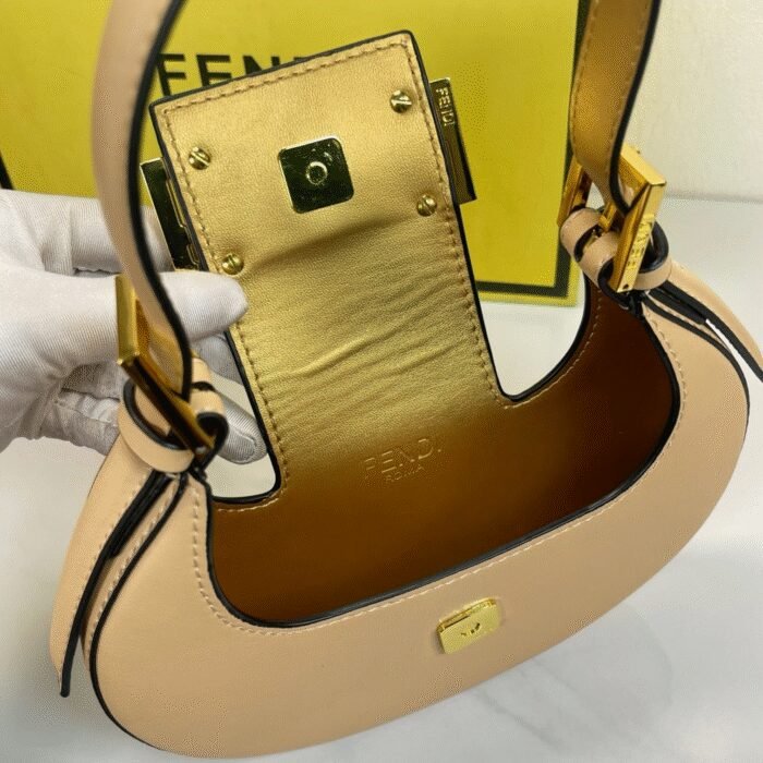 Fendi Cookie Mini Croissant Crescent Handbag Shoulder Bag - Image 8