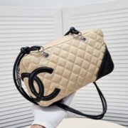Chanel Ligne Cambon Bowling Bag Large Shoulder Bag Handbag - Image 5