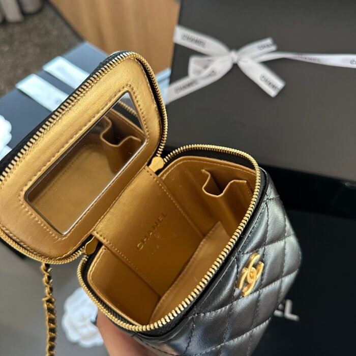 ⁦Chanel Golden Ball Box Bag Cosmetic Bag Shoulder Bag Handbag⁩ - الصورة ⁦10⁩