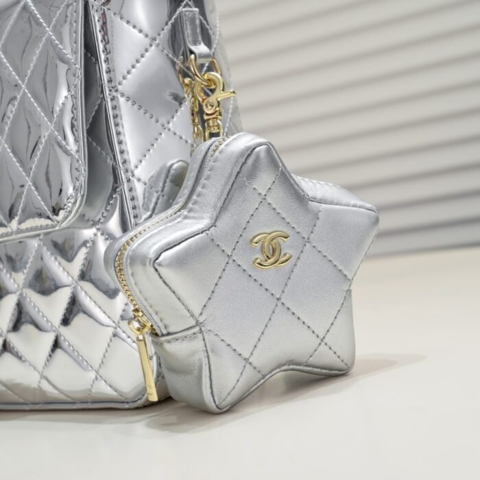 Chanel 24C Pentagram Backpack Shoulder Bag Handbag - Image 7
